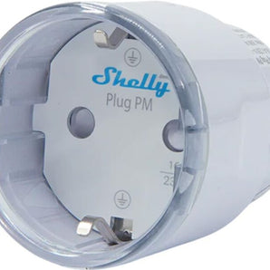 Priza inteligenta Shelly Plug PM Gen3 Matter 13A, alba