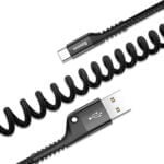 Cablu USB-A la USB-C Baseus Fish Eye