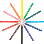 Creioane colorate BIC Evolution Triangle