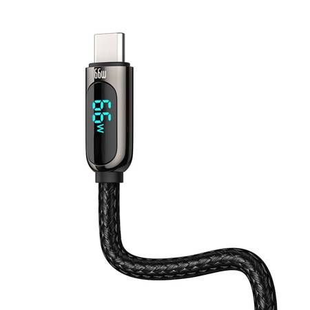 Cablu USB-A la USB-C cu display