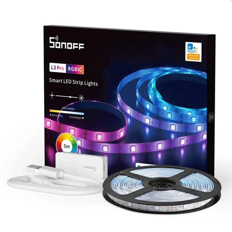 banda LED Smart Sonoff L3 Pro RGBIC
